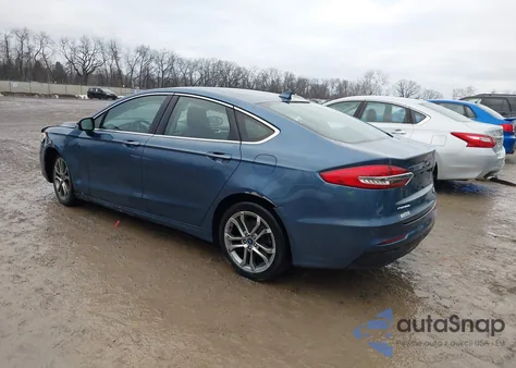 2019 Ford Fusion Sel из США, поврежденный, VIN 3FA6P0CD0KR140594